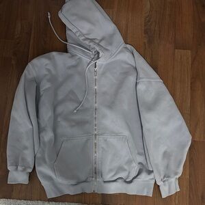 Light blue brandy Melville zip up
